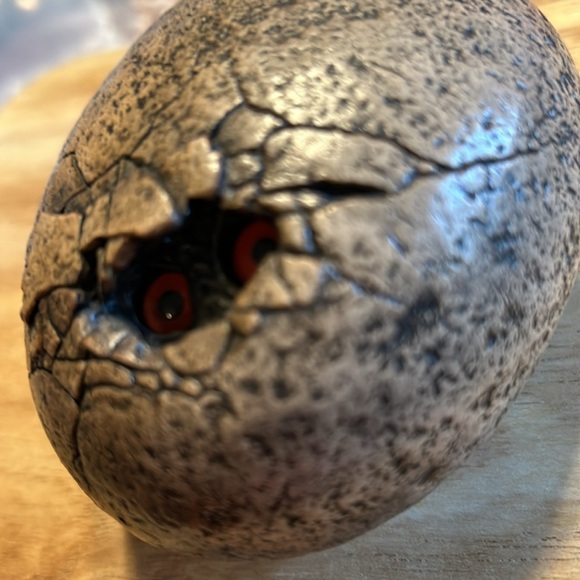 Windstone Editions Dragon Hatchling Egg with Red Dragon Eyes 👀 1994 Pena Vintage - Picture 11 of 13